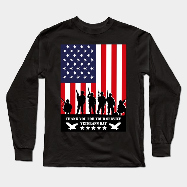 VETERANS DAY Long Sleeve T-Shirt by Aleksander37